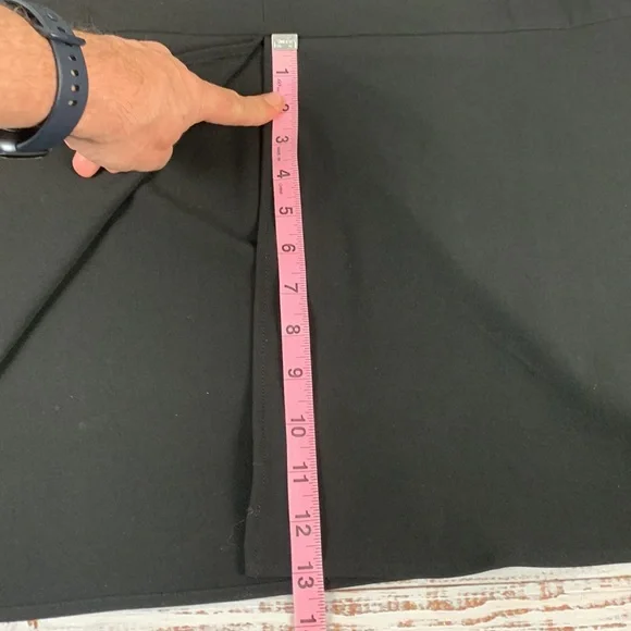 Larry Levine black stretch maxi skirt Sz 16 - Picture 11 of 11